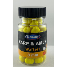 Momeală carlig McKarp Dumbels P8 Crap Amur 4-8mm, aromă fructe naturale, colorat fluo