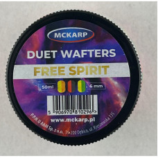 Momeala carlig McKarp W6 Duet Free Spirit, 4-8mm, aroma fructe, fluo