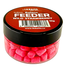 Peleti LK Baits Balanc Feeder Wild Strawberry, 5x8mm, 10g, aromă naturală de fragi