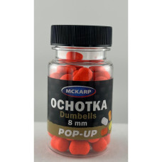 Momeală carlig McKarp Dumbels P8 Bloodworm, fluo, 4-8mm