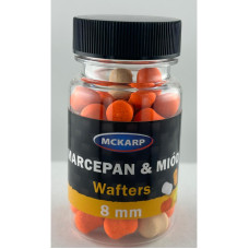 Momeală carlig McKarp Dumbels P8 Martipan Miere, 4-8mm, aromă de fructe naturale, colorată fluo